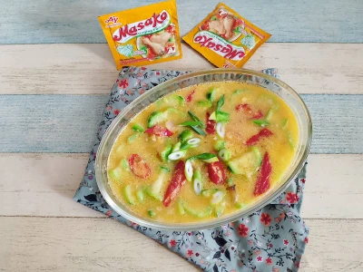 Gambas Kuah Jagung Masako