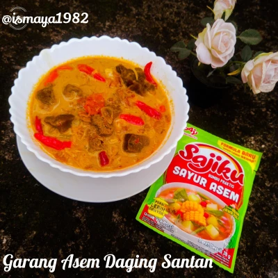 Garang Asem Daging Santan