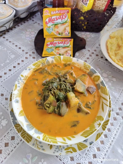 Gulai Daun Singkong Terong