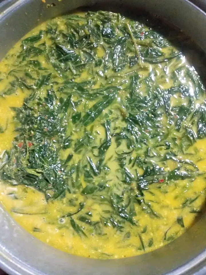 Gulai daun ubi