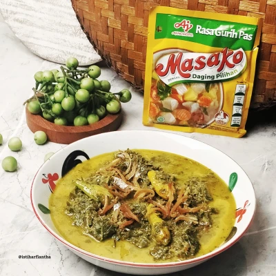 Gulai Daun Ubi Tumbuk Khas Mandailing