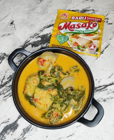 GULAI JENGKOL PUCUK UBI