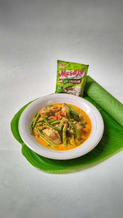 Gulai Kacang Panjang Ikan Tuna