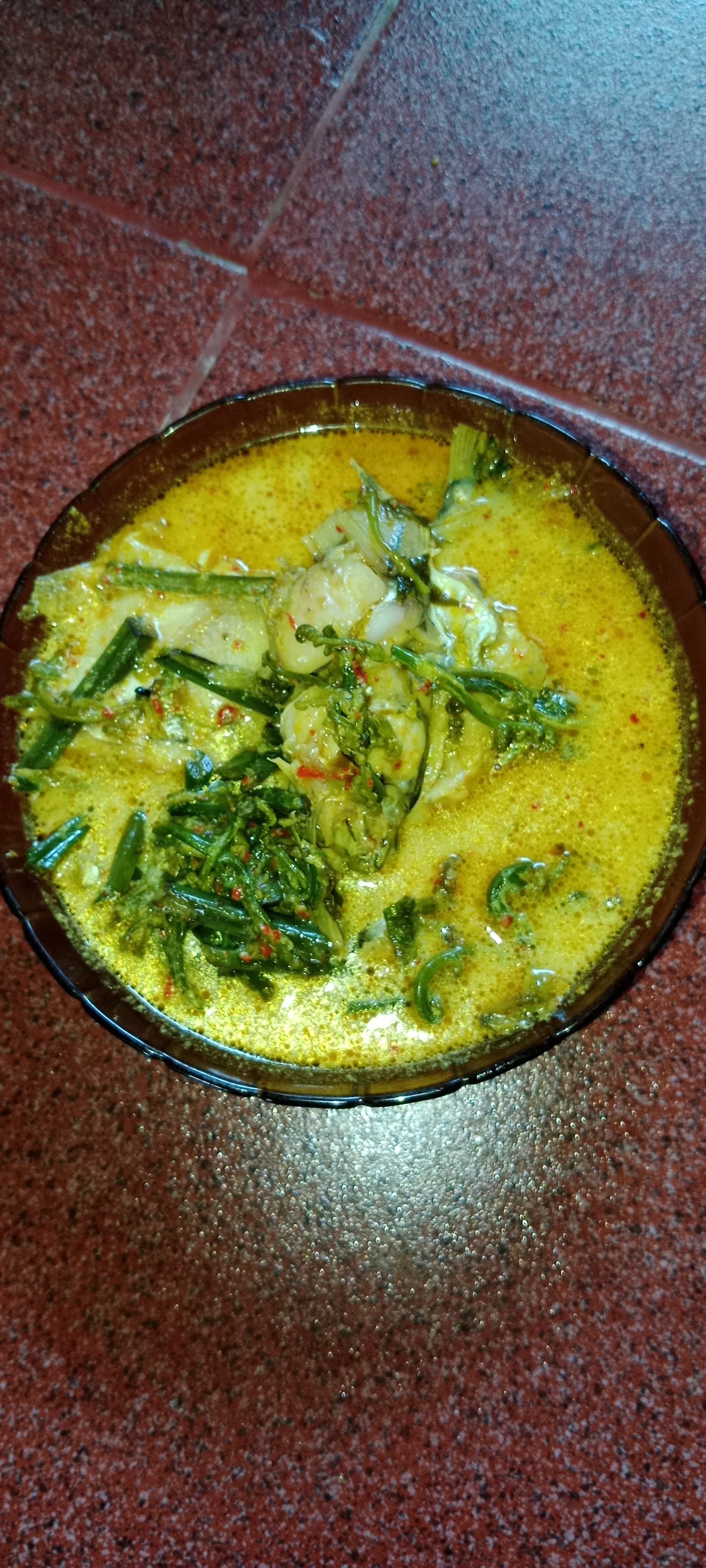 Gulai pakis sm ikan sengarat