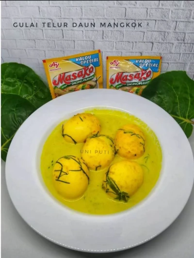 GULAI TELUR DAUN MANGKOK