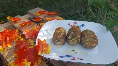 Hasselback potatoes