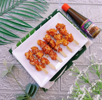 Honey Mayo Bulgogi Chicken Karaage Satay