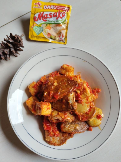 Ikan Asin Sapek Lado Merah