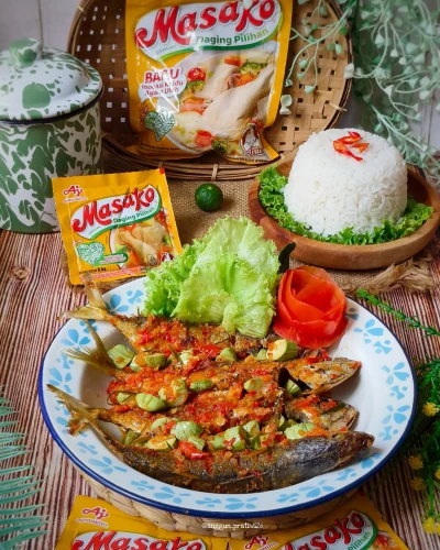 Ikan  Kembung Petai Balado