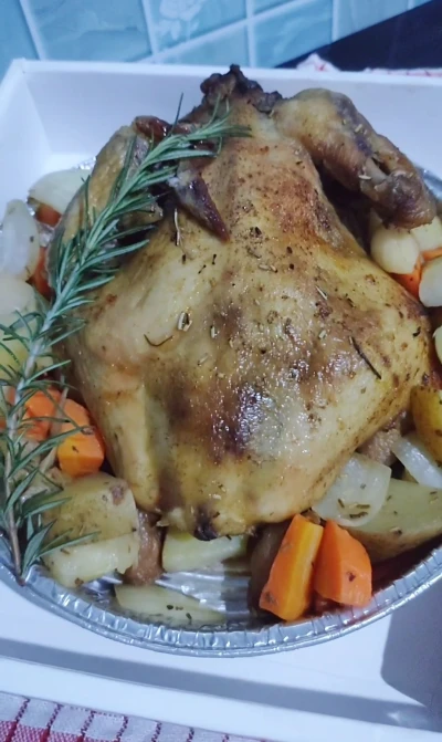 Italian Roast Chicken (ayam panggang bumbu itali)