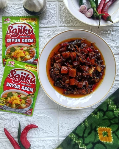Iwak karing Telang asam manis banjar