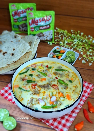 KARI KAMBING ROTI ARAB spesial Masako® kaldu rasa jamur