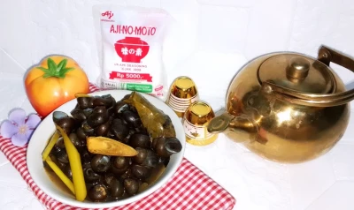 Keong Tutut sayur kuning AJI-NO-MOTO