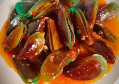 Kerang ijo saus padang