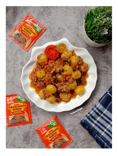 Kerang Kentang Terasi Pedas