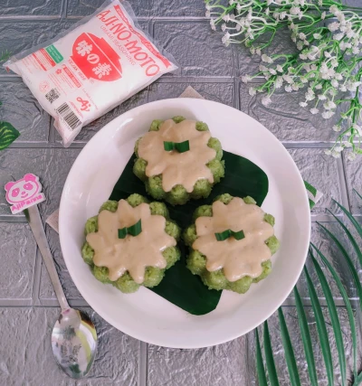 Ketan Pandan Vla Durian