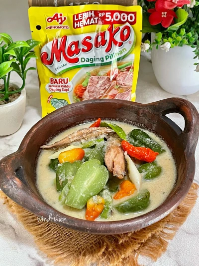 Labu Siam Ikan Tongkol Kuah Santan ala Masako
