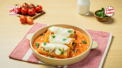 Lasagna Bayam Gulung