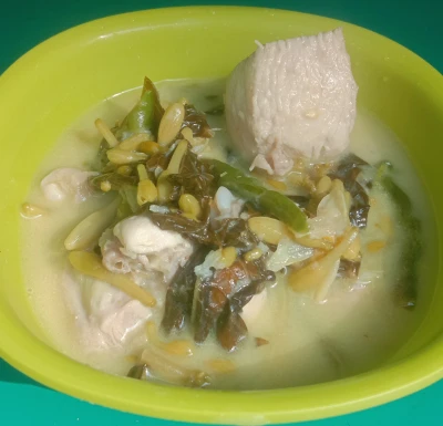 Masak Dari Alam (Santan Daun Bunga Pepaya)