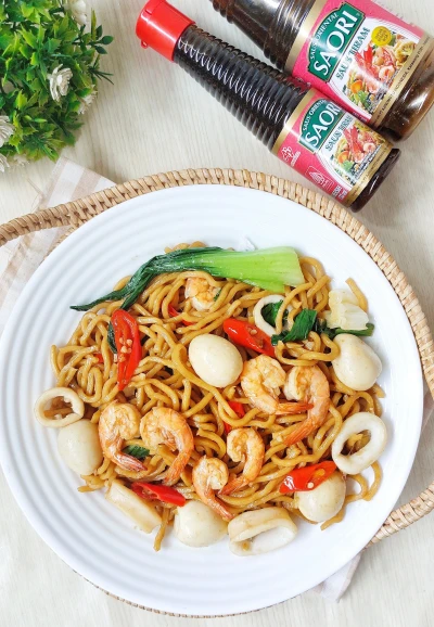 Mie goreng seafood ala saori