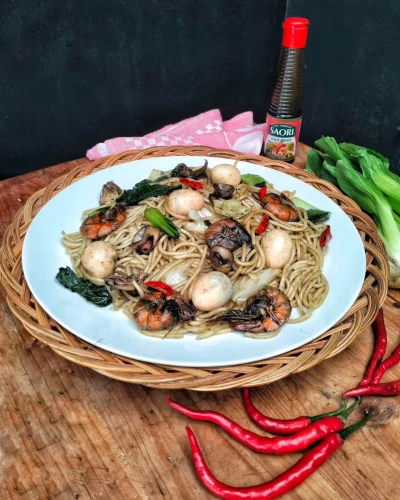 Mie Goreng  Seafood Saori