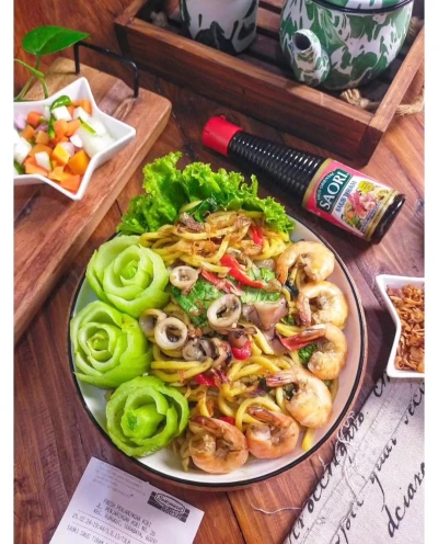 MIE GORENG SEAFOOD SAORI SAOS TIRAM