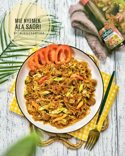 Mie Nyemek ala Saori