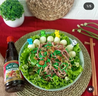 Mie Panjang Umur ala Saori