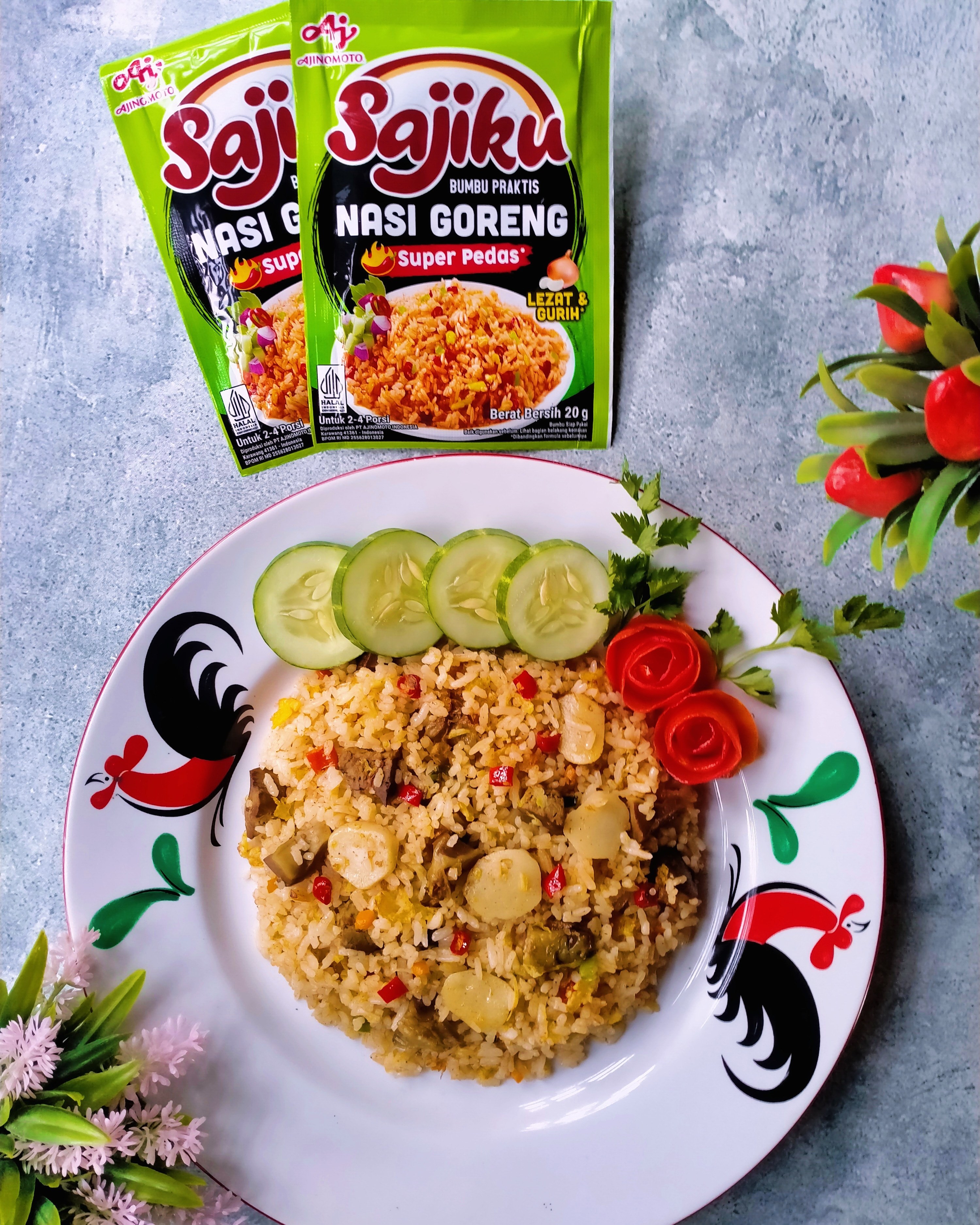 Nasi Goreng Ati Ampela Super Pedas ala Sajiku