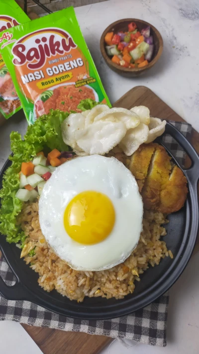 Nasi Goreng Ayam satset ala Sajiku® Nasi Goreng