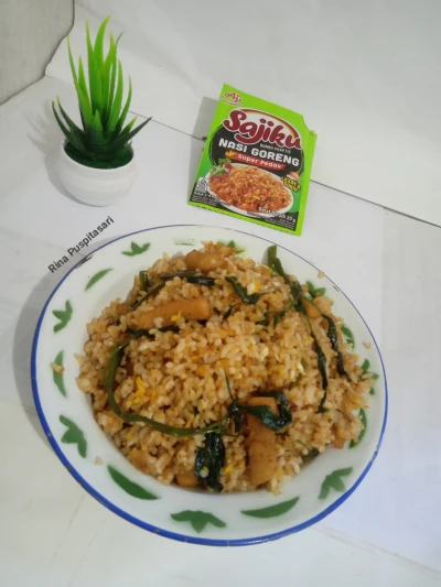 Nasi Goreng Kangkung Gembus ala Sajiku® Bumbu Praktis Siap Pakai
