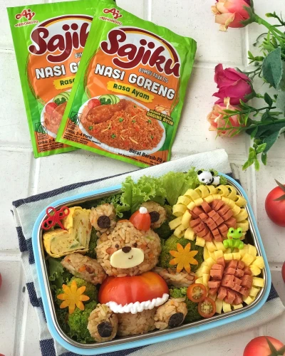 Nasi Goreng Kencur Bakso Ikan ala Sajiku