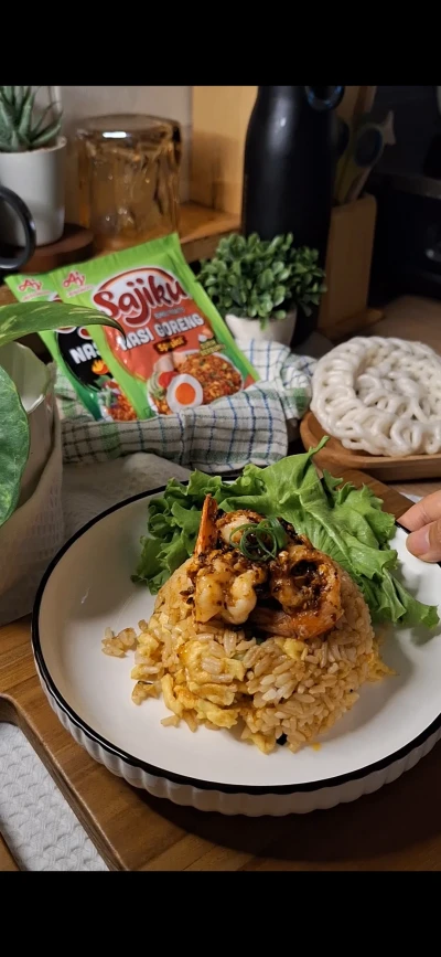 Nasi Goreng Mentega & Udang Mentega Chili Oil