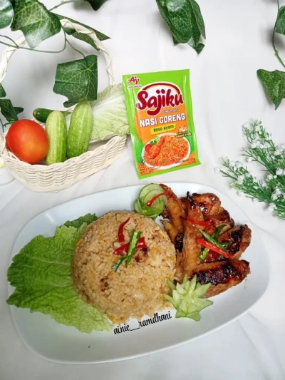Nasi goreng SAJIKU ® + Ayam bakar teflon