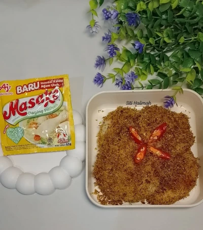 Nasi Ketan Serundeng Kelapa