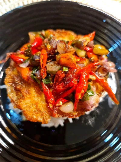 Nasi Telur Sambel Bawang Terasi
