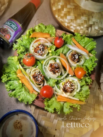 NOODLE CHICKEN BULGOGI LETTUCE