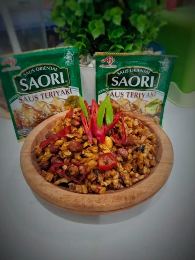 Orek Tempe ala SAORI® Saus Teriyaki