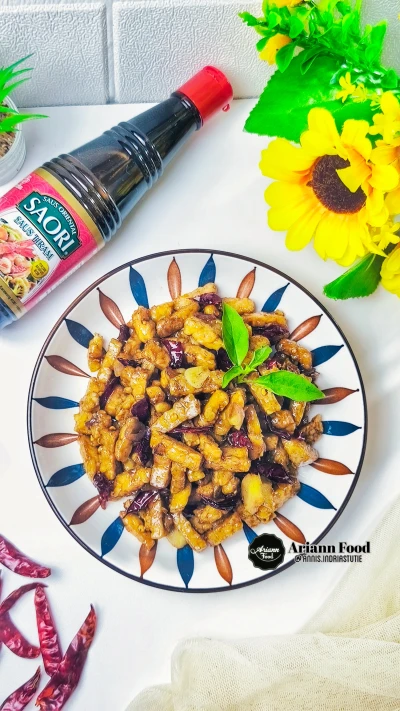 Orek Tempe Saori Cabe Kering