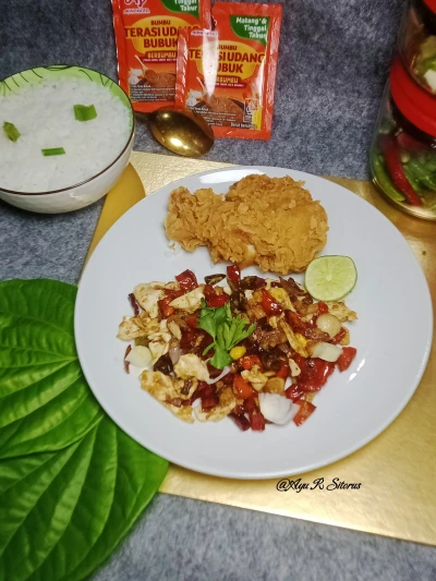 Oseng Bawang Terasi Endog 🥚