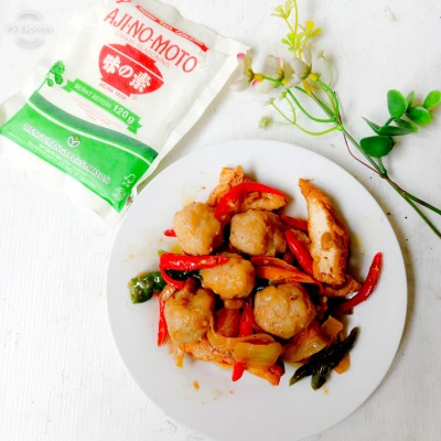 Oseng Tahu Bakso Pedas