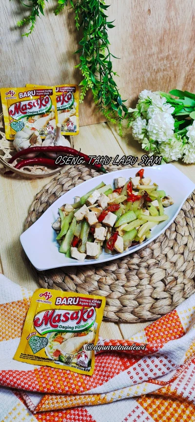 Oseng Tahu Labu Siam