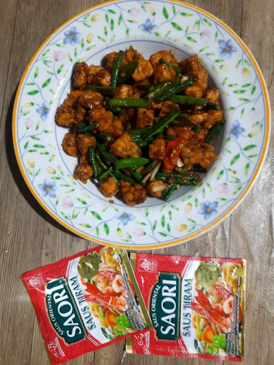 Oseng Tempe dan Kacang Panjang