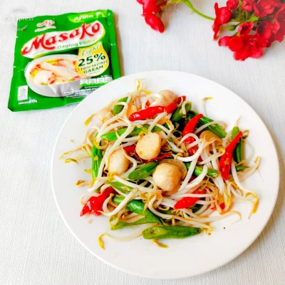 Oseng Toge Buncis Bakso