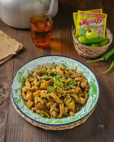 Oseng Usus Lombok Ijo