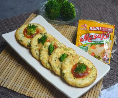Pancake Brokoli Tahu Sutra