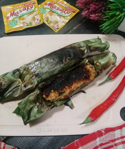 Pepes Oncom Ala Masako