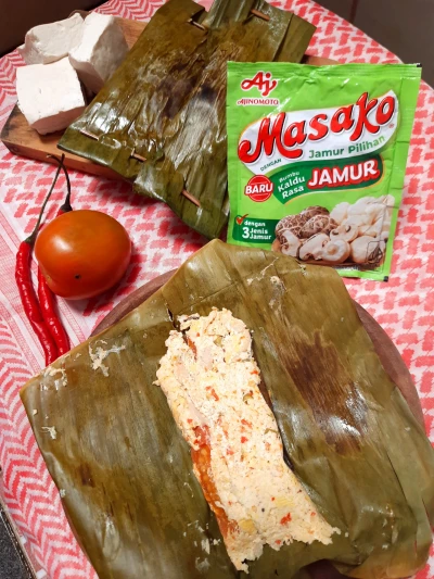 Pepes Tahu Jamur Tiram