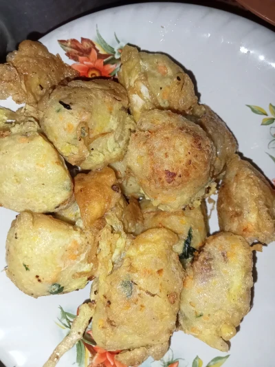 Perkedel kentang wortel bakso Ala Masako