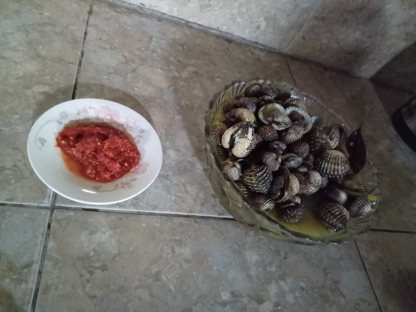 Pindang kerang sambal terasi